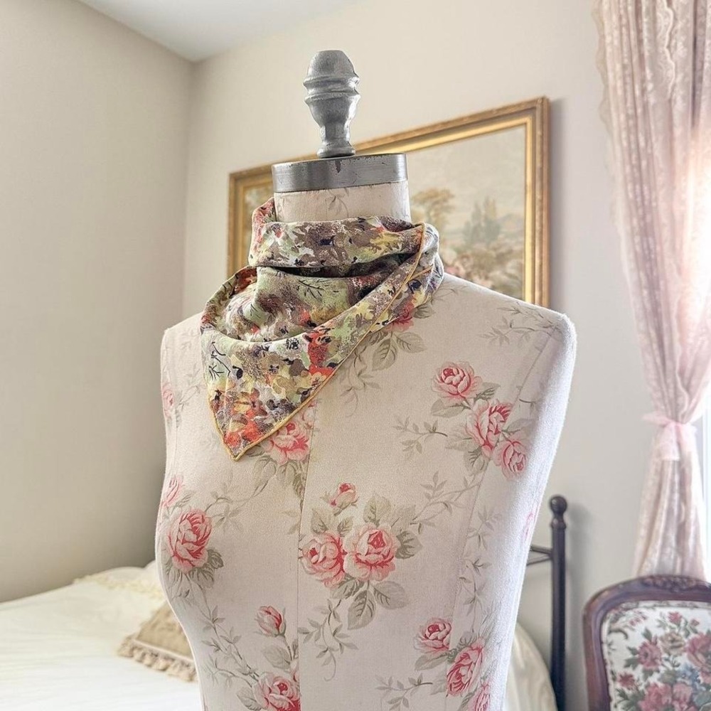 Floral bandana 70s floral bandana earthy floral